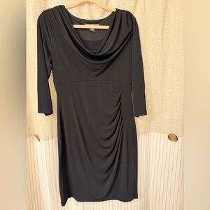 Donna Ricco Black Long Sleeve Dress